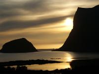Abendlicht am Vikspollen um 23 Uhr - Lofoten